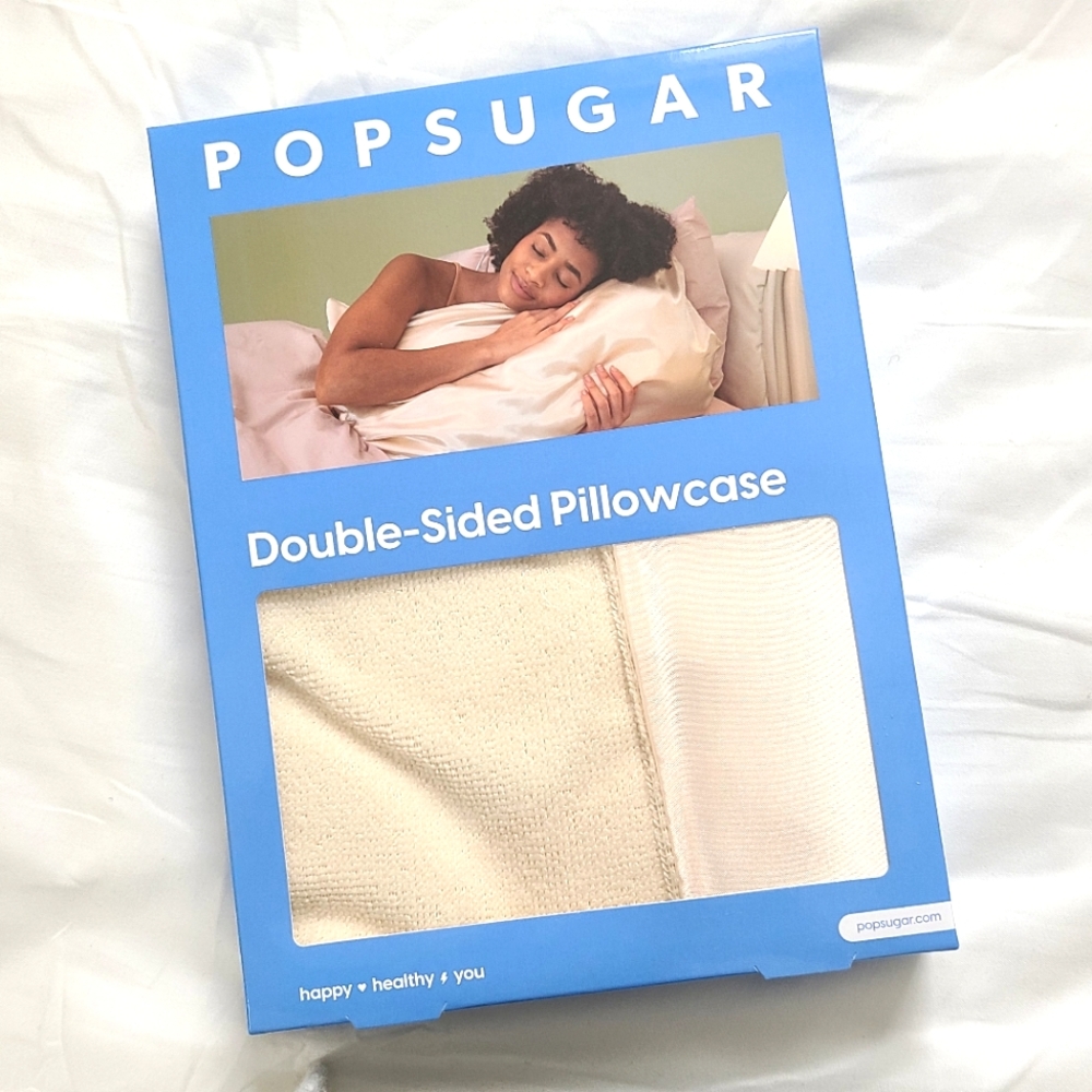 🌻🆕️ popsugar • double-sided haircare pillowcase